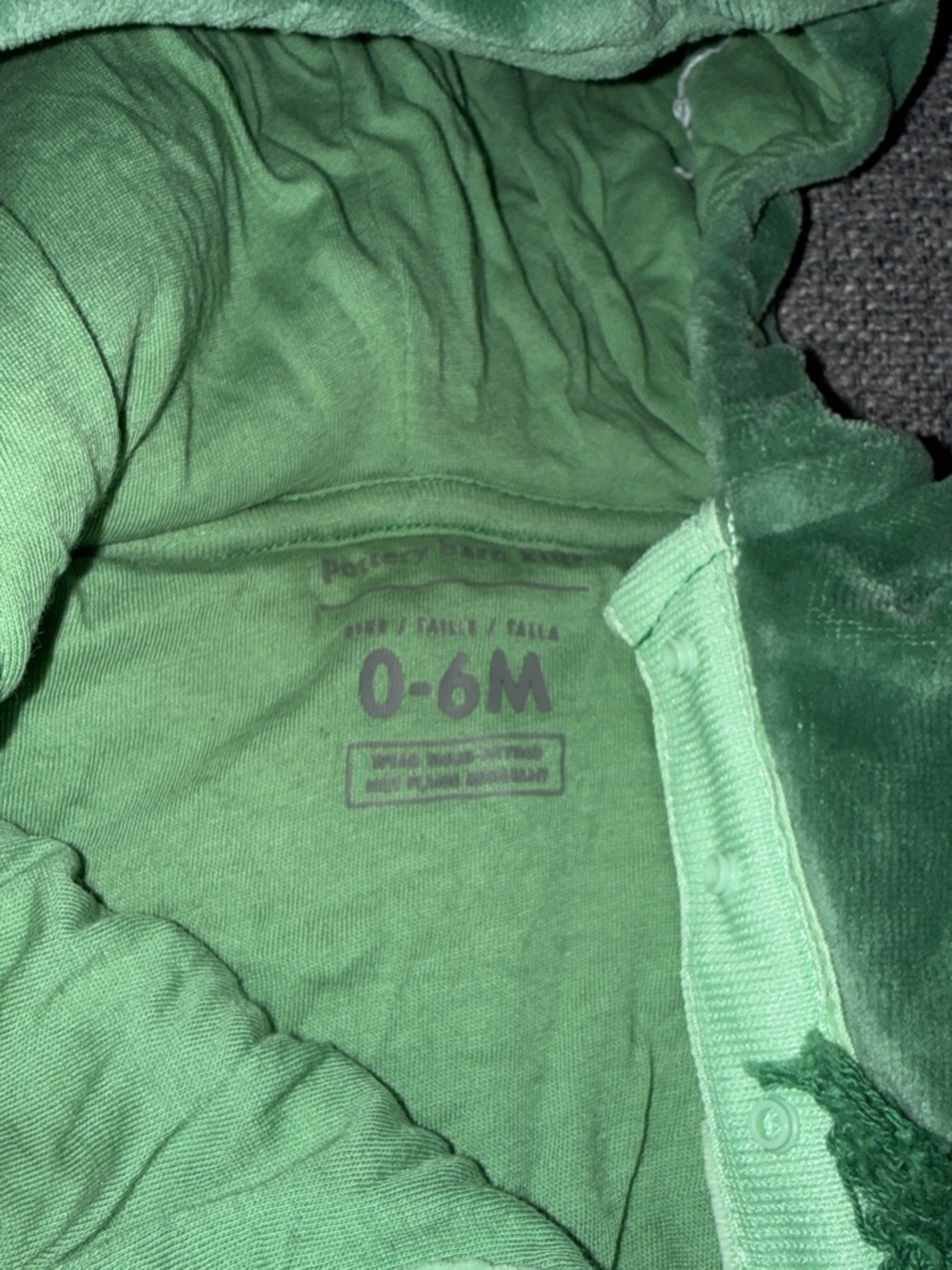 Pottery barn baby caterpillar bunting costume size 0-6 months - Picture 3 of 7